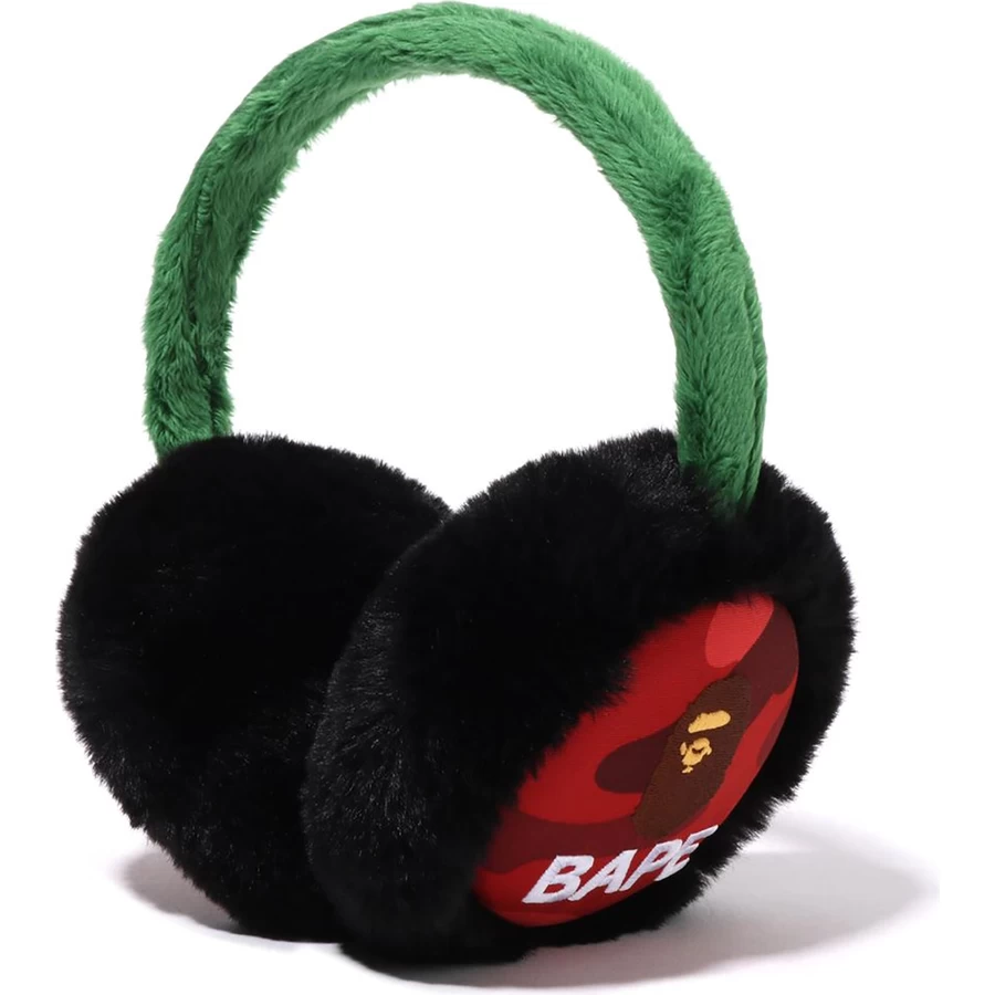 Bape ABC CAMO COLOR CAMO APE HEAD EARMUFFS KIDS