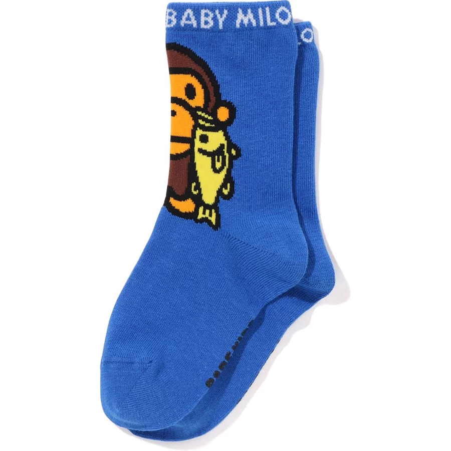 Bape BABY MILO BLACK BASS SOCKS KIDS