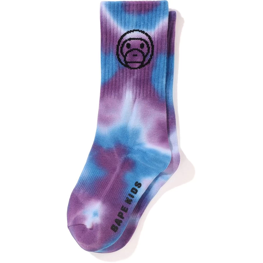 Bape BABY MILO TIE DYE RIB SOCKS KIDS