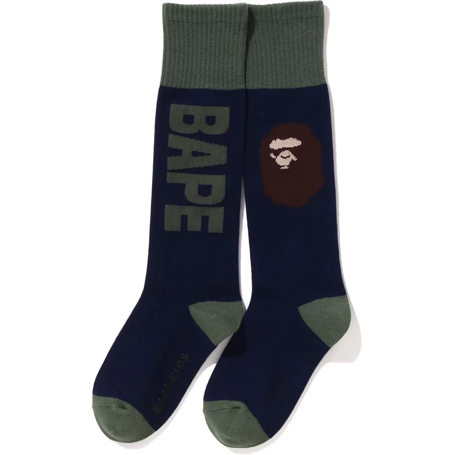 Bape APE HEAD RIB SOCKS KIDS