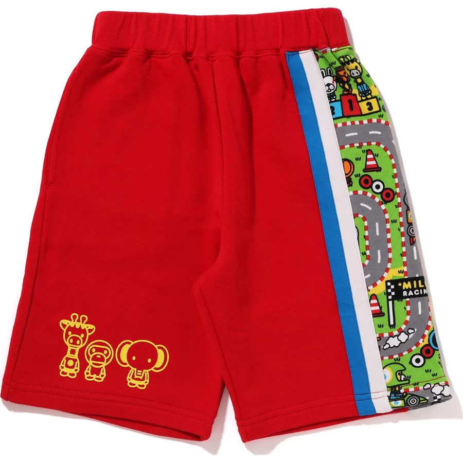 Bape BABY MILO RACING SWEAT SHORTS KIDS