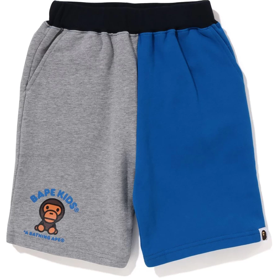 Bape BABY MILO COLOR BLOCK SWEAT SHORTS KIDS