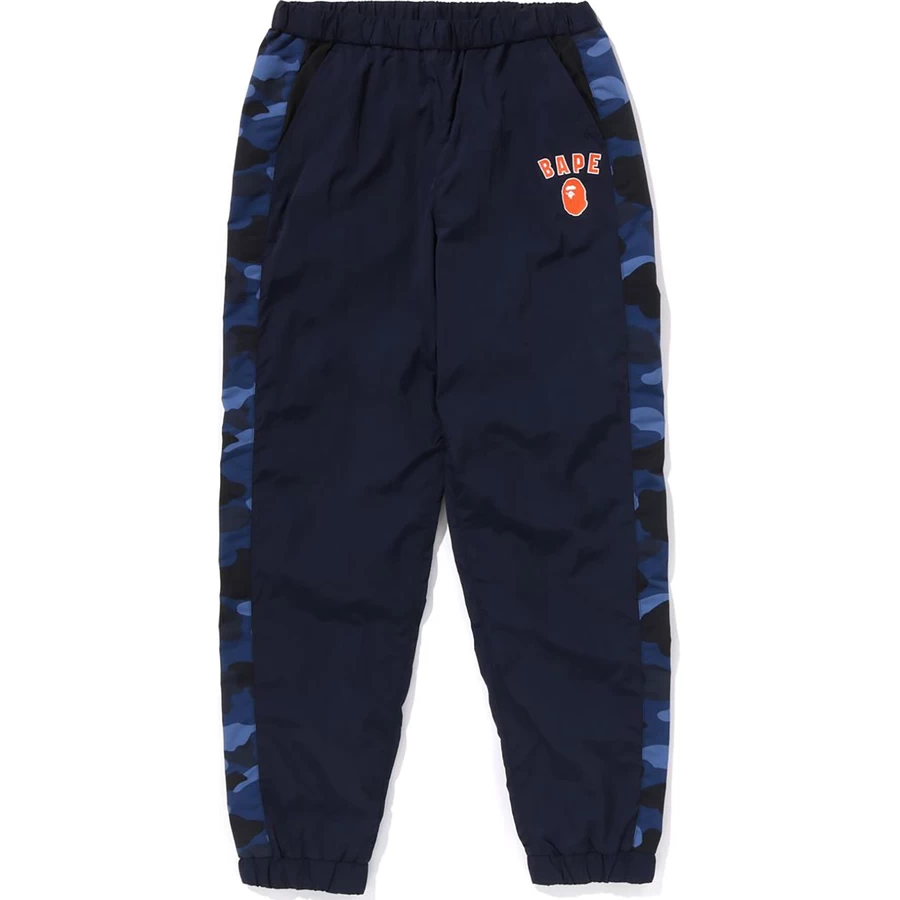 Bape COLOR CAMO BLOCK TRACK PANTS LOOSE FIT KIDS