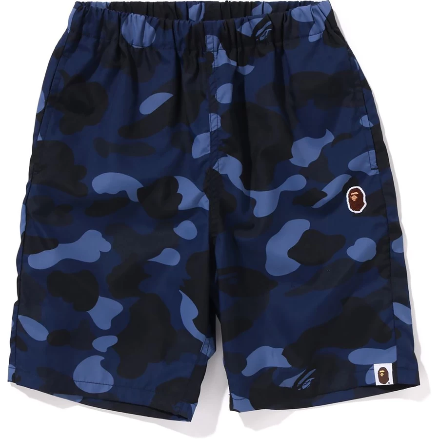 Bape COLOR CAMO APE HEAD ONE POINT BEACH SHORTS KIDS