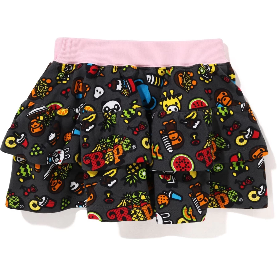 Bape BABY MILO MIXED FRUIT FRILL SKIRT KIDS