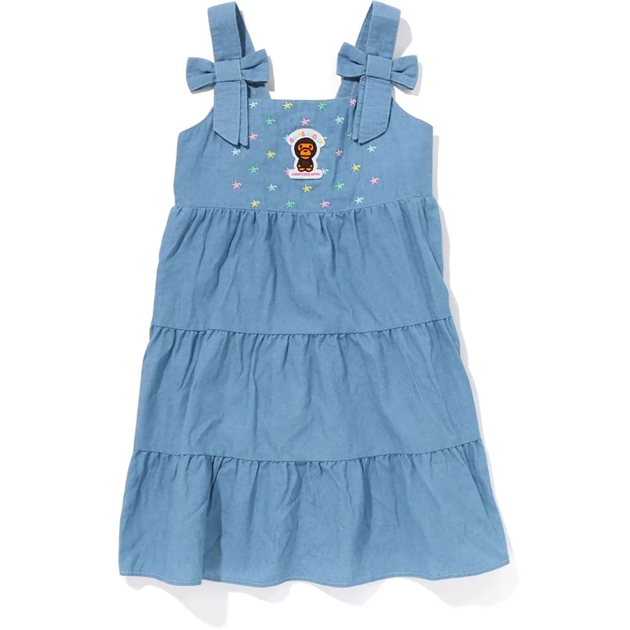 Bape BABY MILO STA LIGHT DENIM ONEPIECE KIDS
