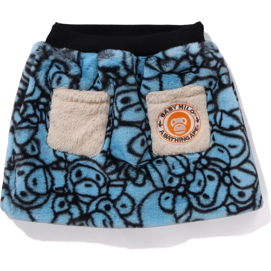 Bape ALL BABY MILO FAUX FUR SKIRT KIDS