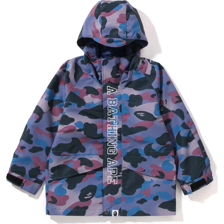 камуфлажно яке за сноуборд Bape Grid Kids