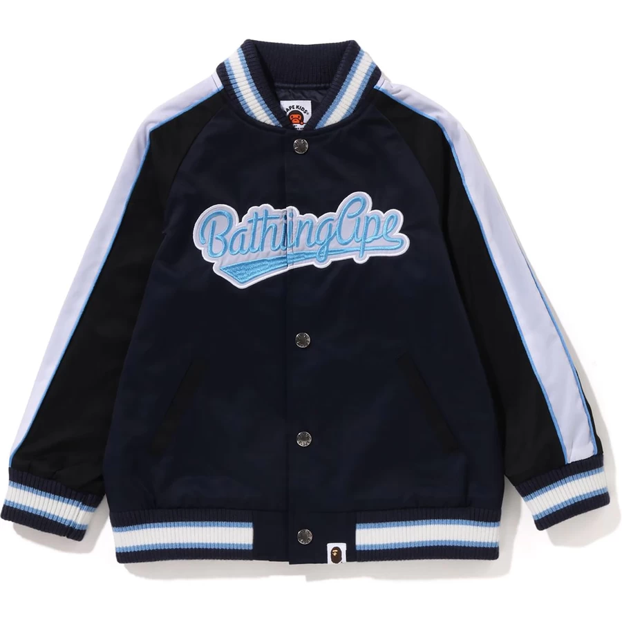Bape BATHING APE PATCH STADIUM JACKET KIDS