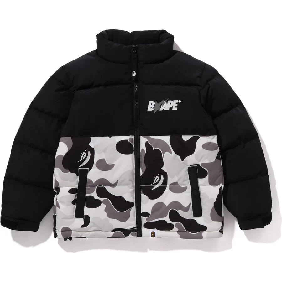 Bape ABC CAMO DOWN JACKET KIDS