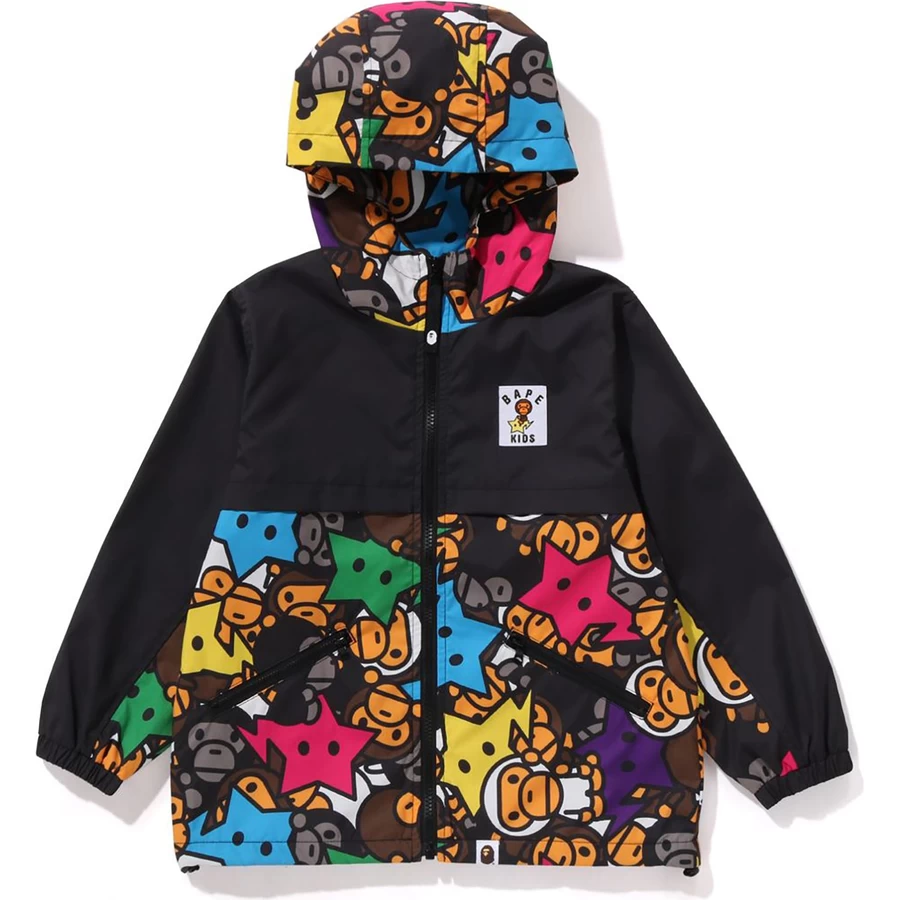 Bape ALL BABY MILO STA HOODIE JACKET KIDS