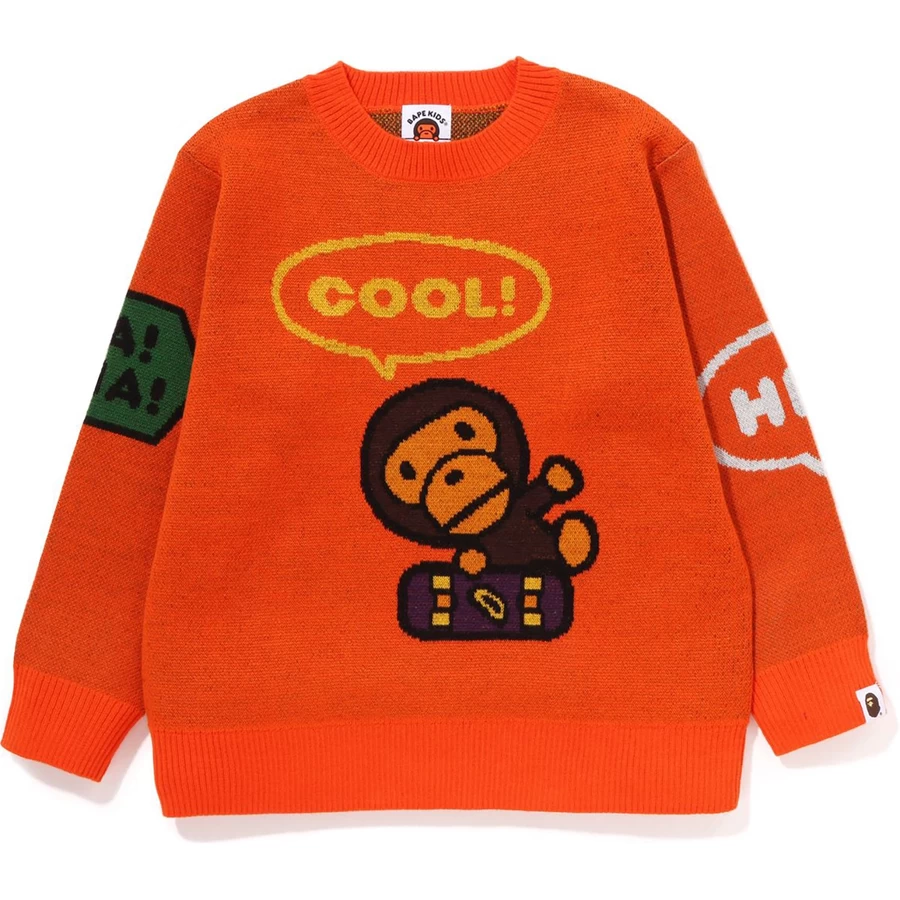 Bape BABY MILO SPEECH BALLOON KNIT KIDS