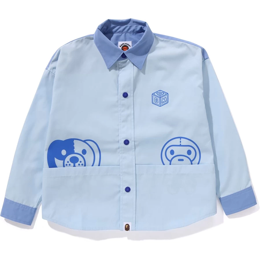 Bape Baby Milo Toy Camisa Relaxada Infantil