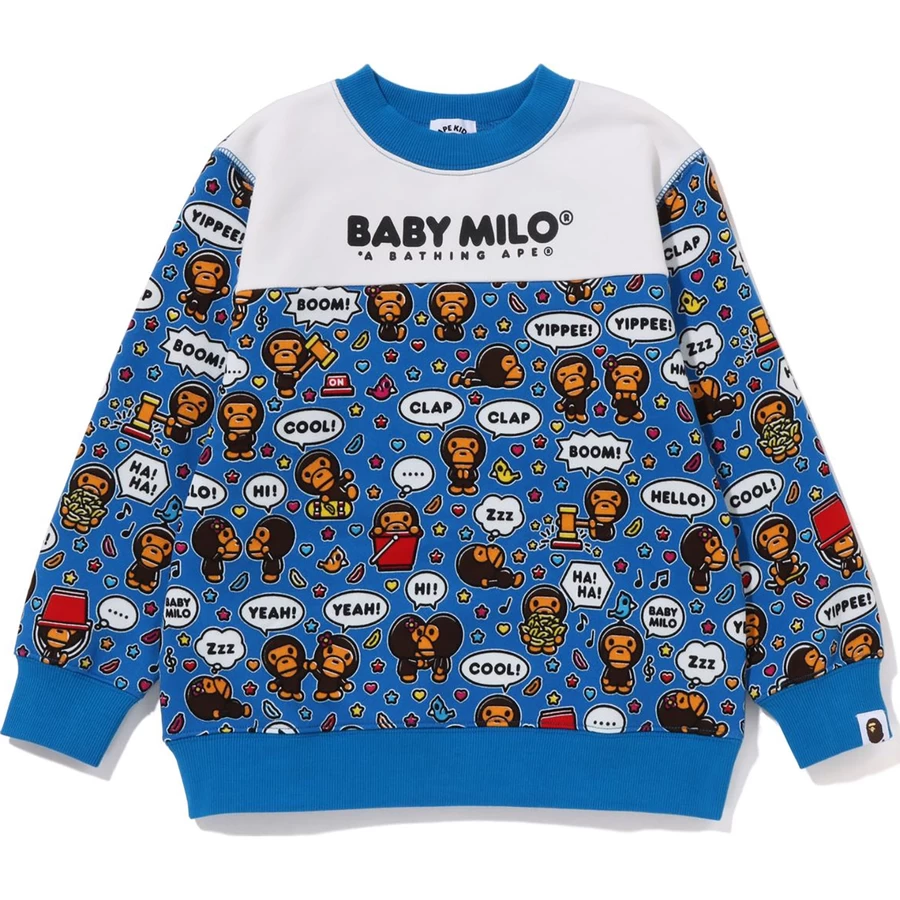 Bape BABY MILO SPEECH BALLOON CREWNECK KIDS