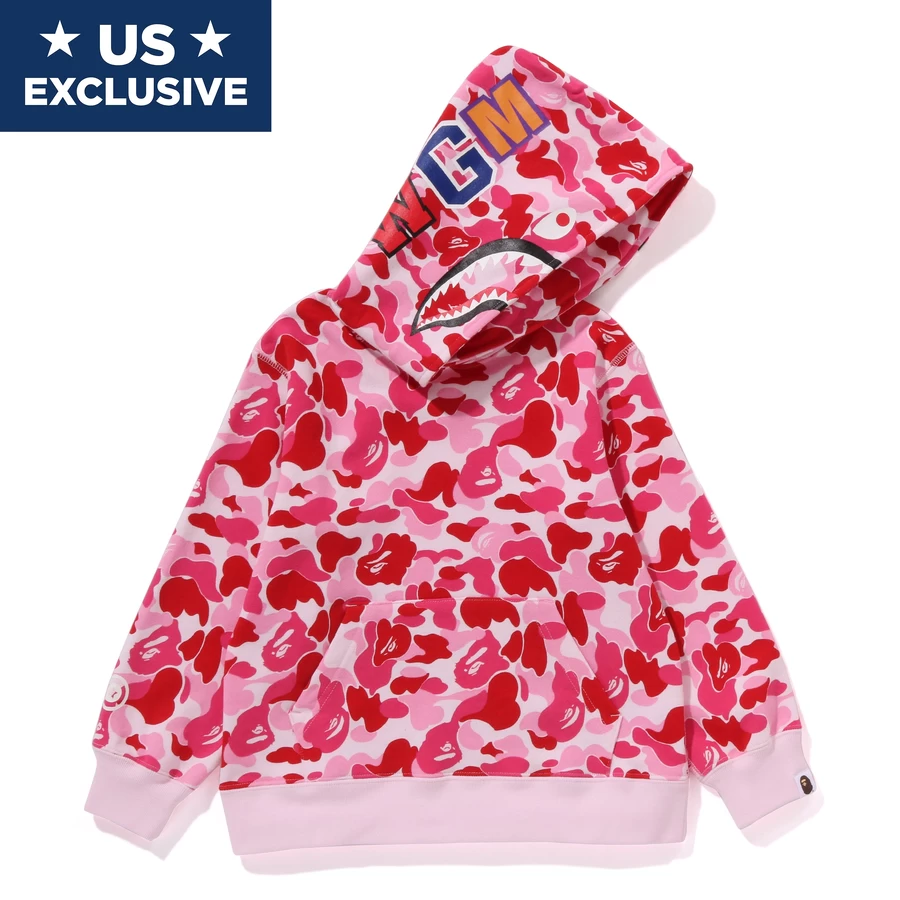 Bape ABC CAMO SHARK PULLOVER HOODIE KIDS