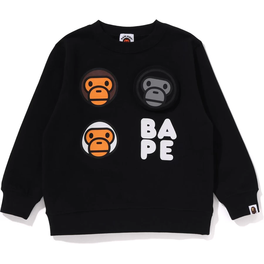 Bape BABY MILO PATCH CREWNECK KIDS