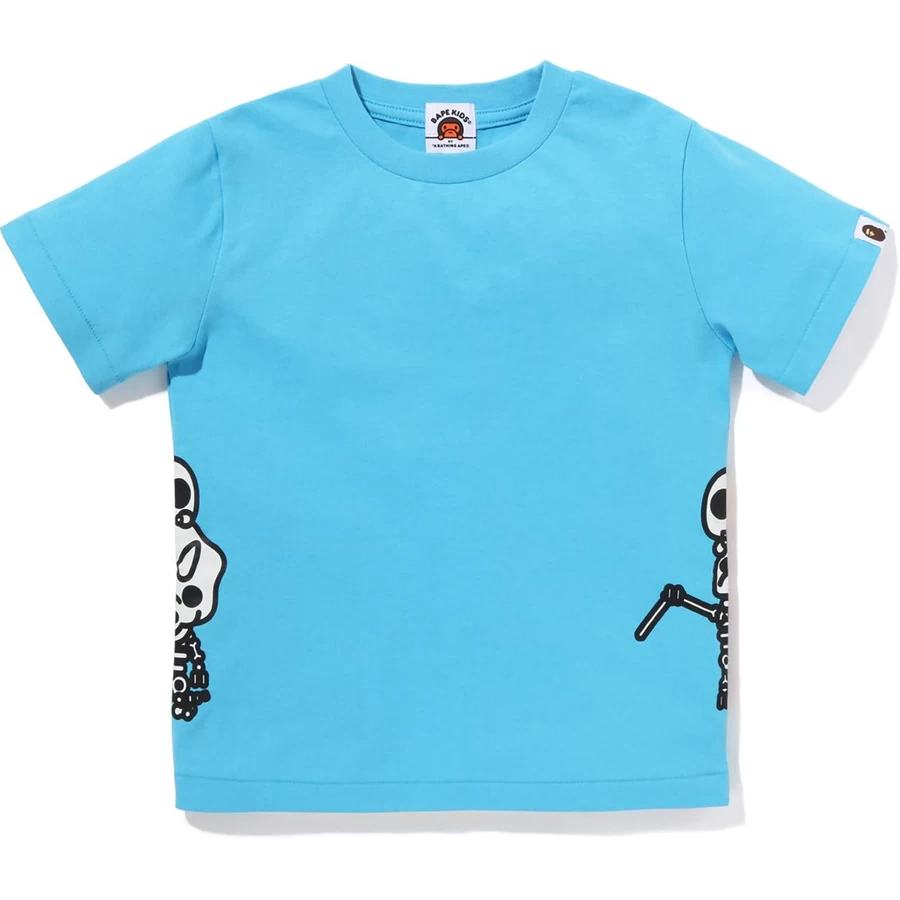 Bape GLOW IN THE DARK BONE DINOSAUR TEE KIDS