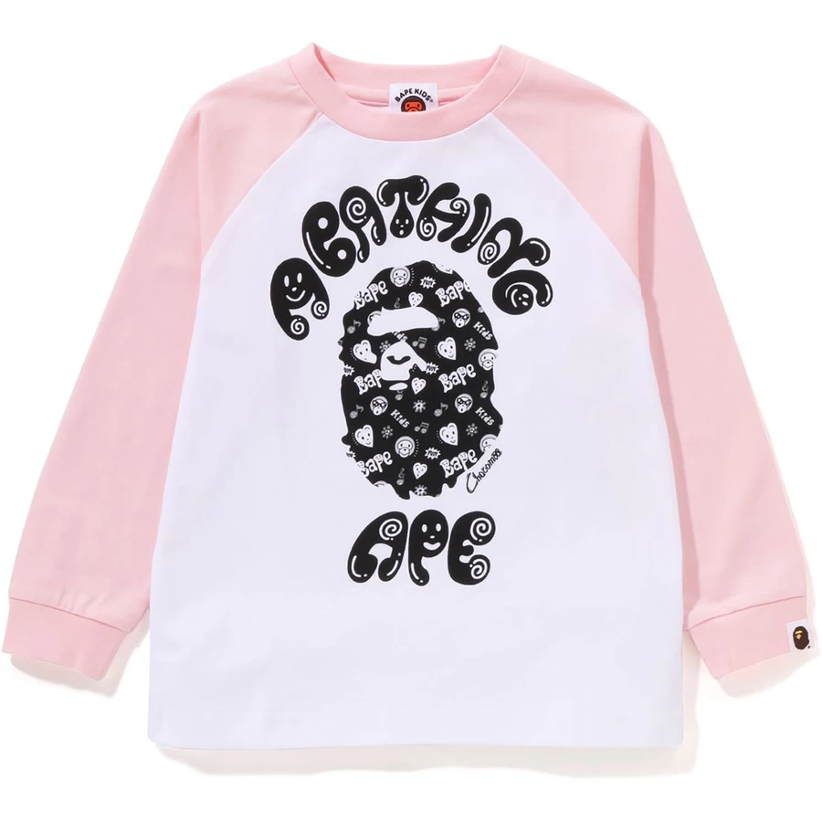 Bape BAPE KIDS X CHOCOMOO COLLEGE L/S TEE KIDS