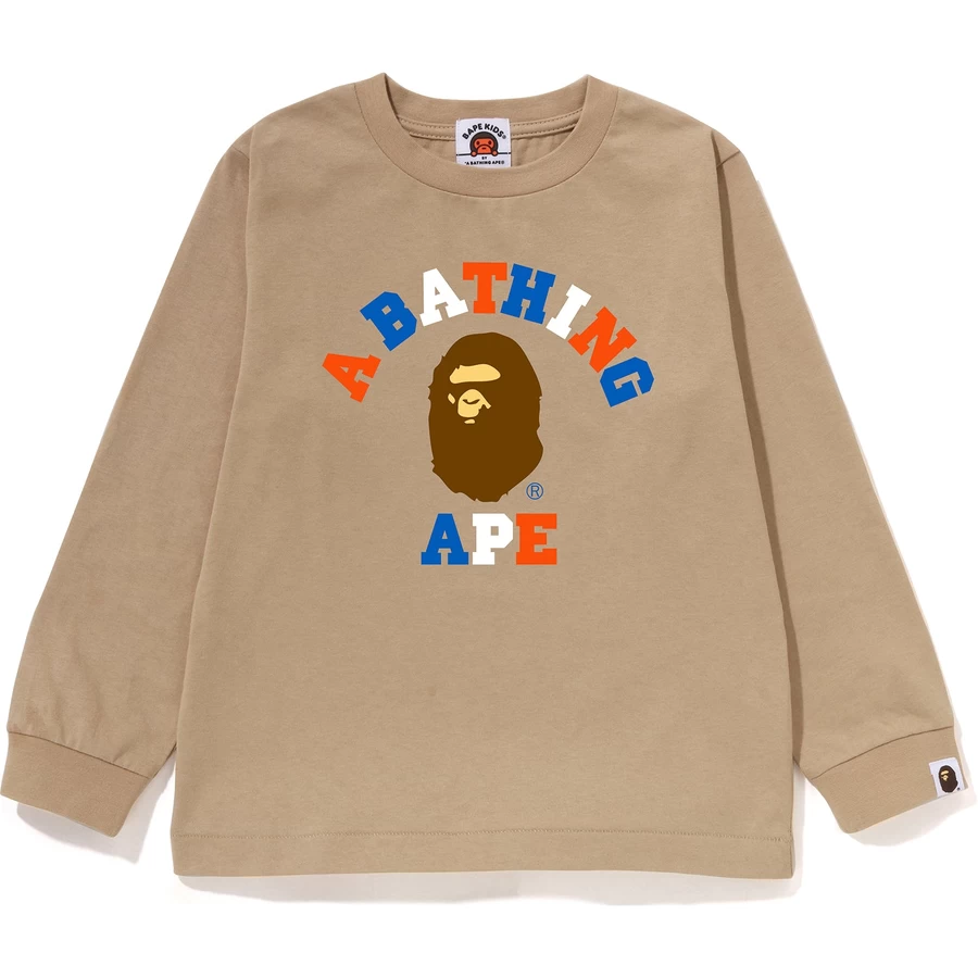 Bape Colours College L/s Tee Kids