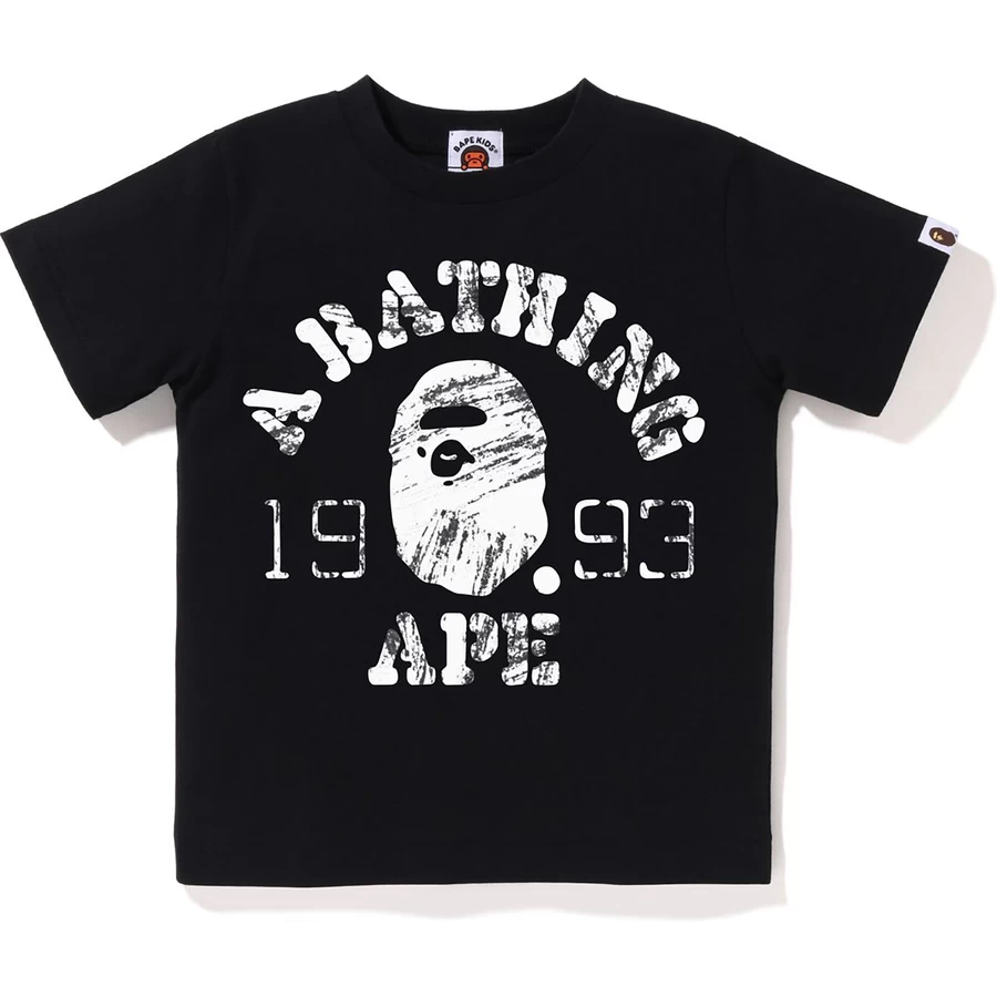 Bape STENCIL COLLEGE TEE KIDS
