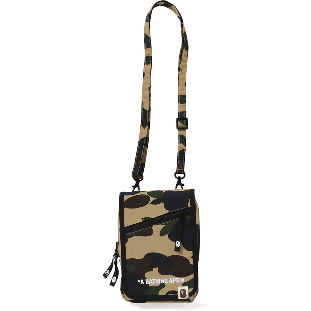 Bape 1ST CAMO PHONE BAG Yellow