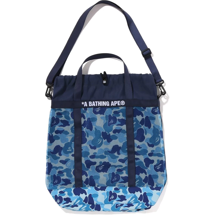 Bape ABC CAMO MESH TOTE BAG