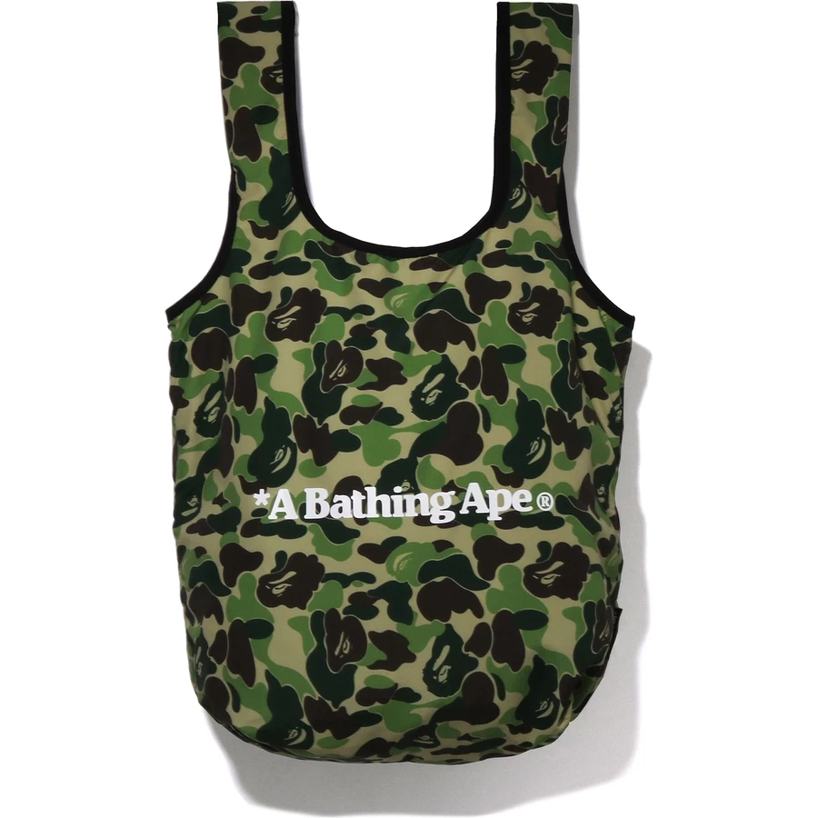 Bape ABC CAMO APE HEAD UTILITY BAG M