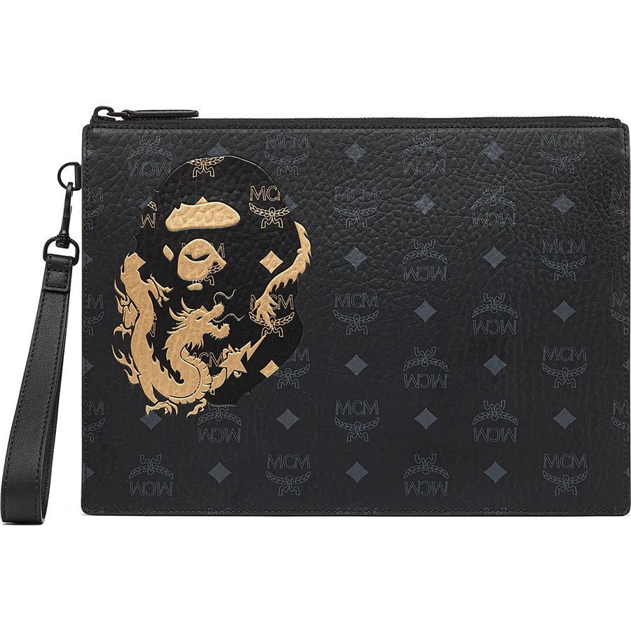 Bape Bape X Mcm Flat Veske