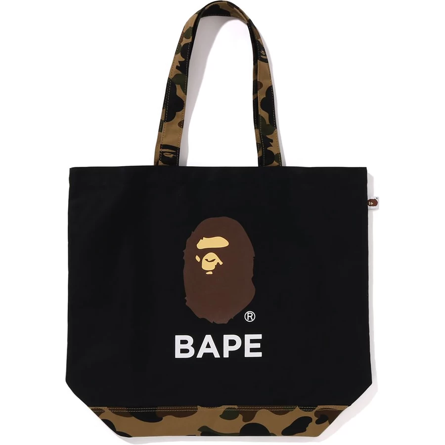 Bape 1ST CAMO APE HEAD TOTE BAG