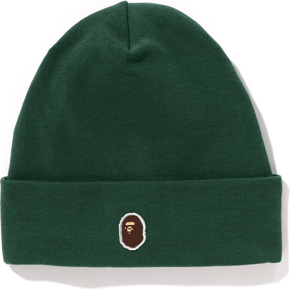 Bape SILICON APE HEAD KNIT CAP MENS Green