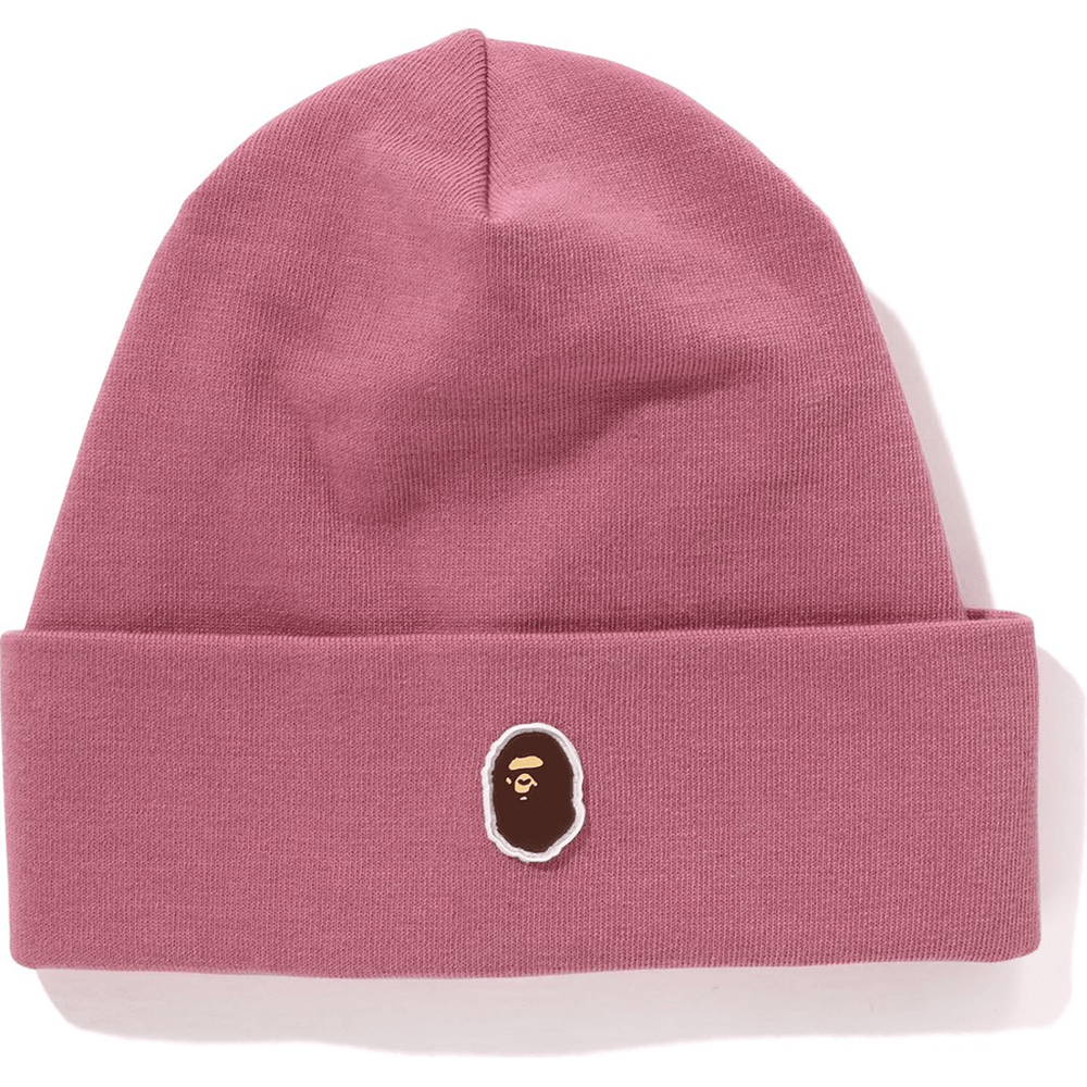 Bape SILICON APE HEAD KNIT CAP MENS Pink