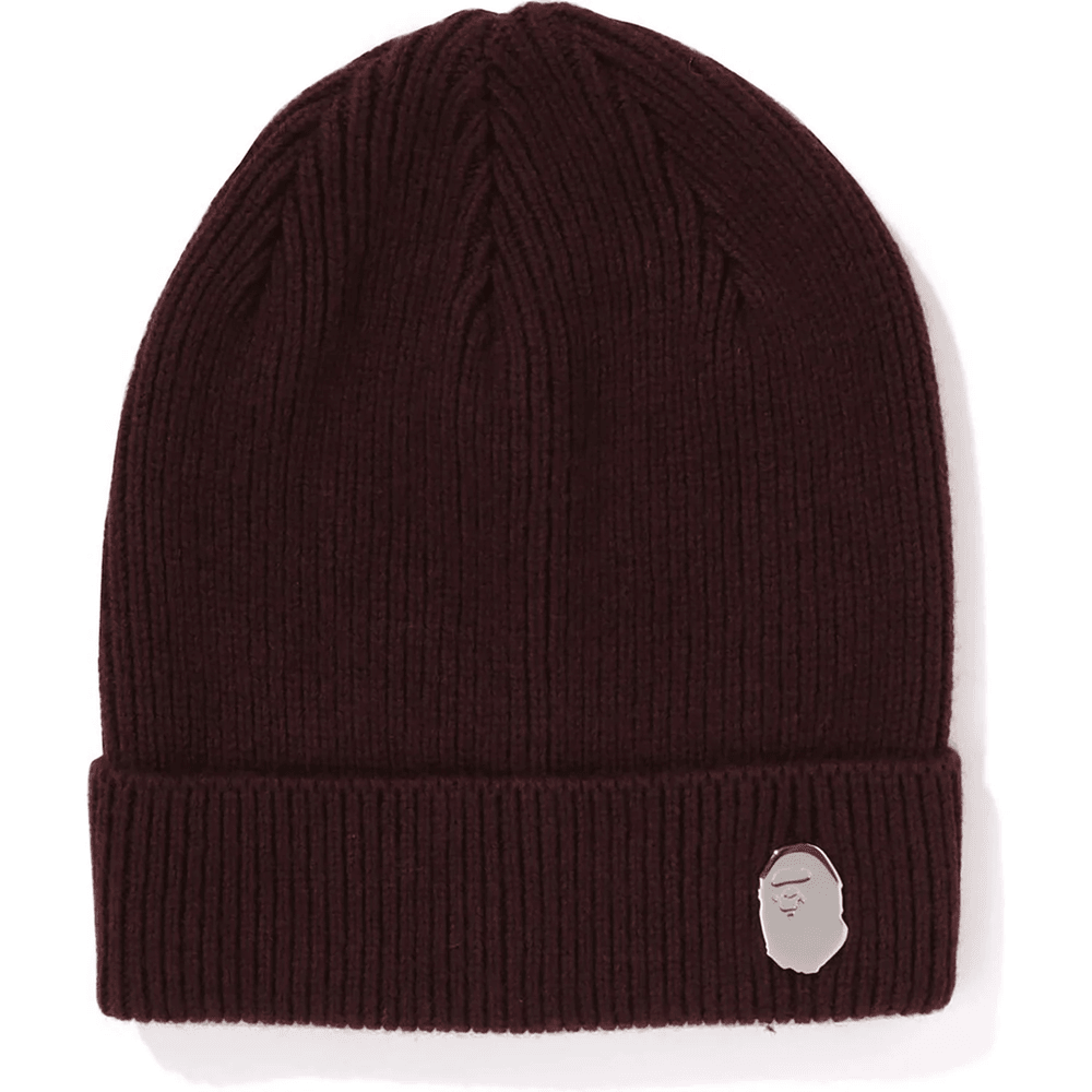 Bape ONE POINT KNIT CAP MENS Brown