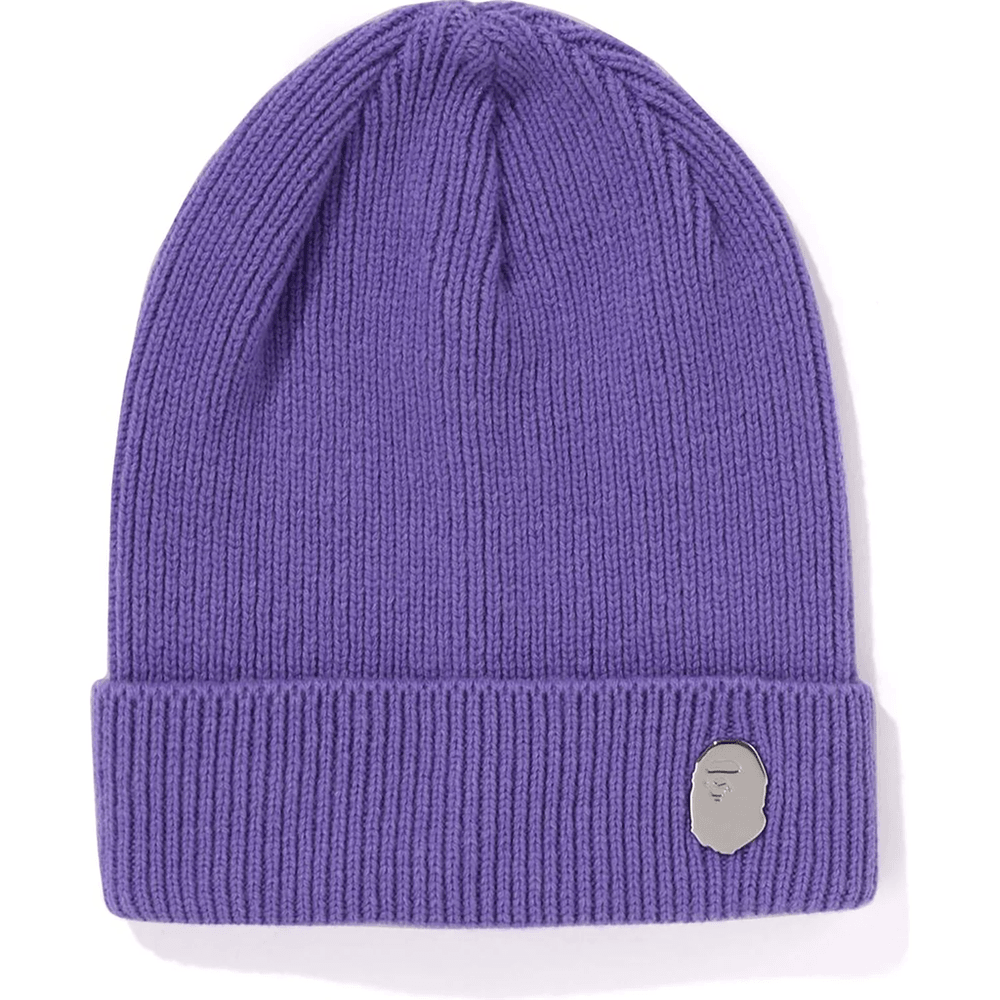 Bape ONE POINT KNIT CAP MENS Purple