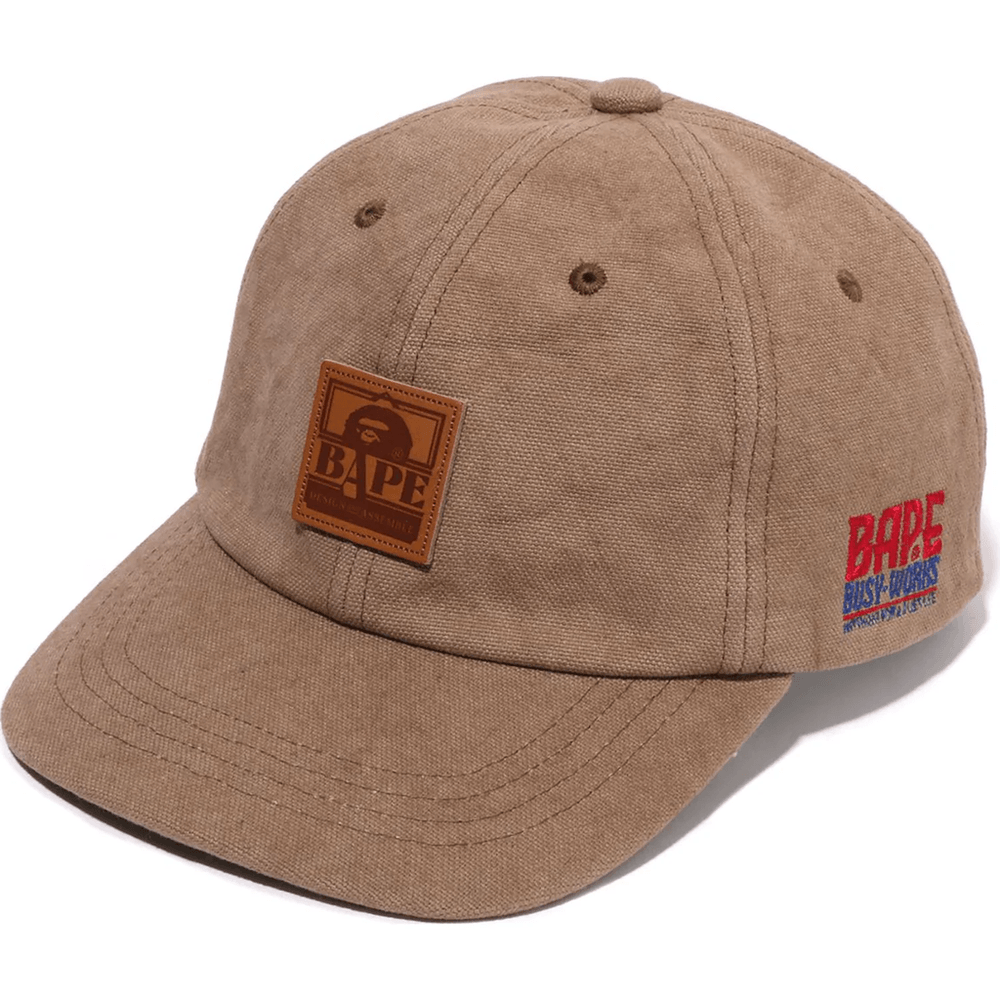 Bape WASHED CANVAS CAP MENS Beige