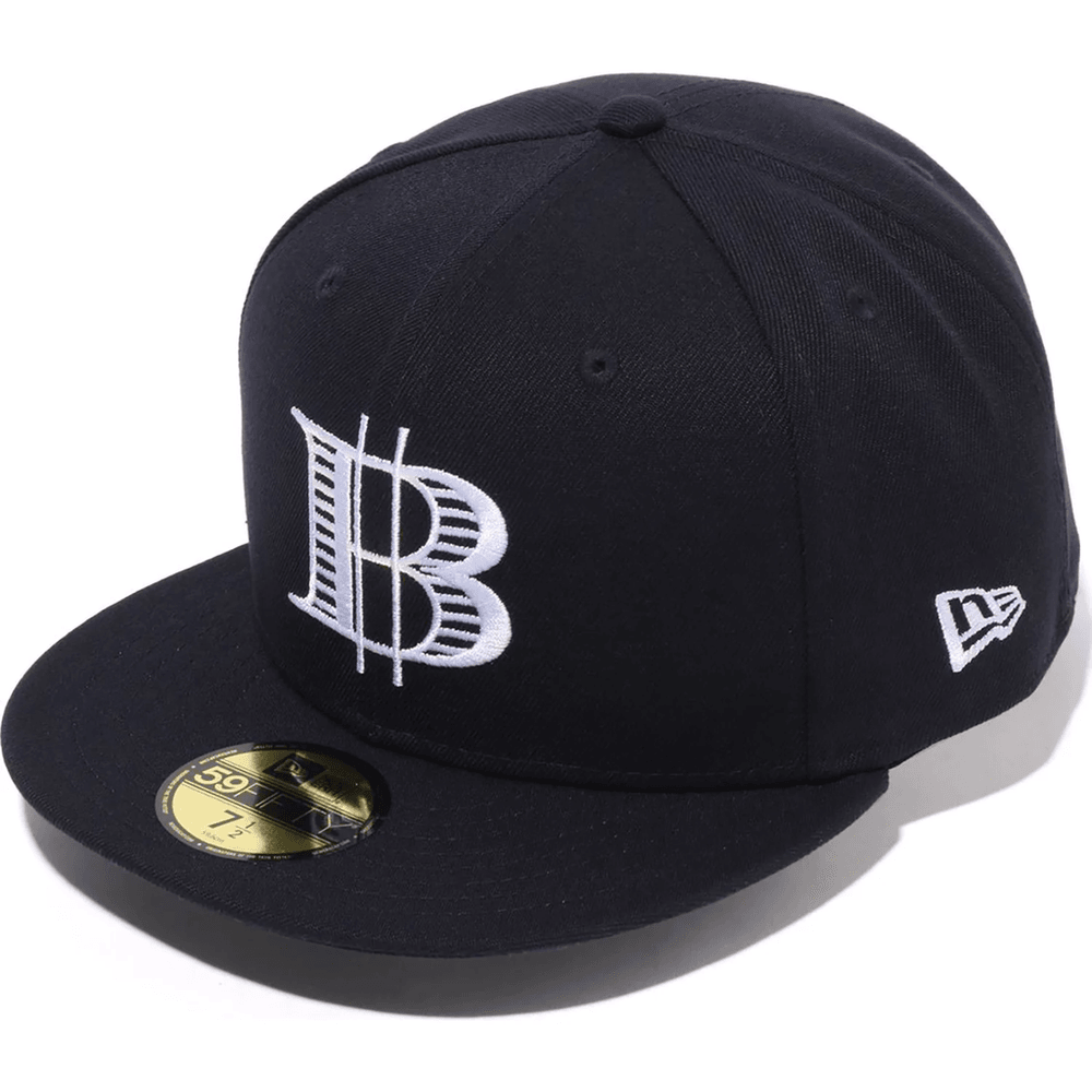 Bape B LOGO NEW ERA 59FIFTY CAP MENS Navy