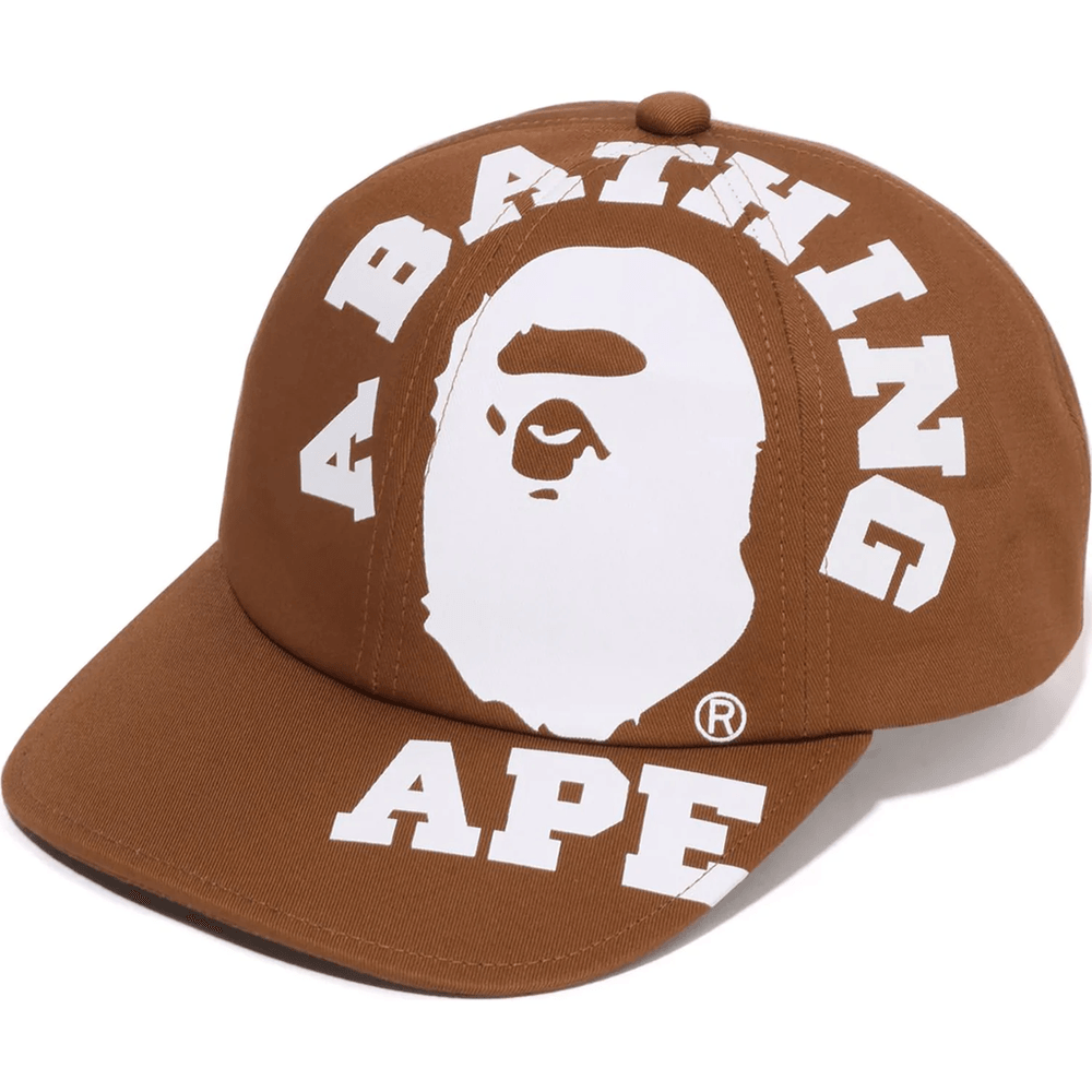 Bape BIG COLLEGE CAP MENS Beige