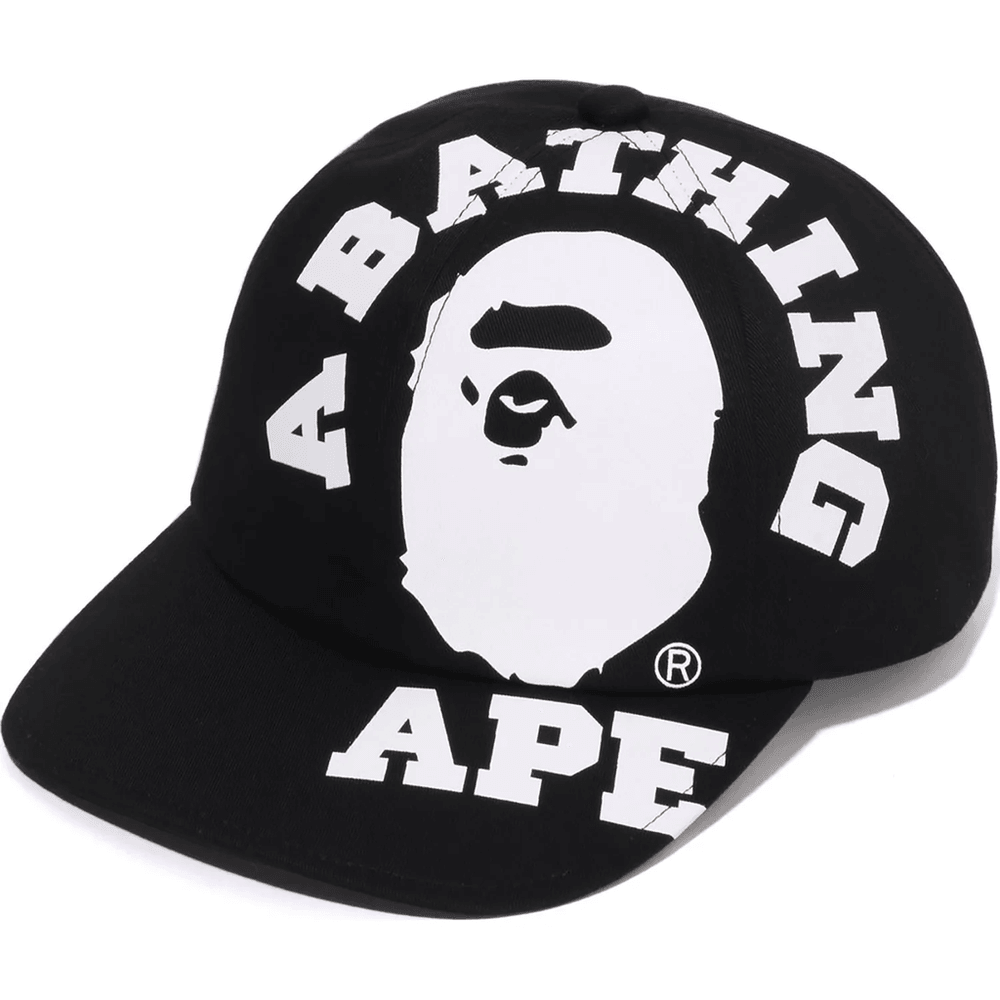 Bape BIG COLLEGE CAP MENS Black