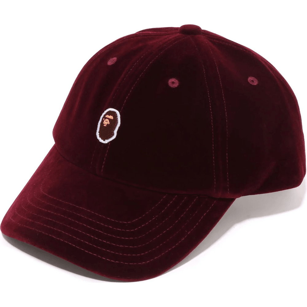 Bape ONE POINT PANEL CAP MENS Burgundy
