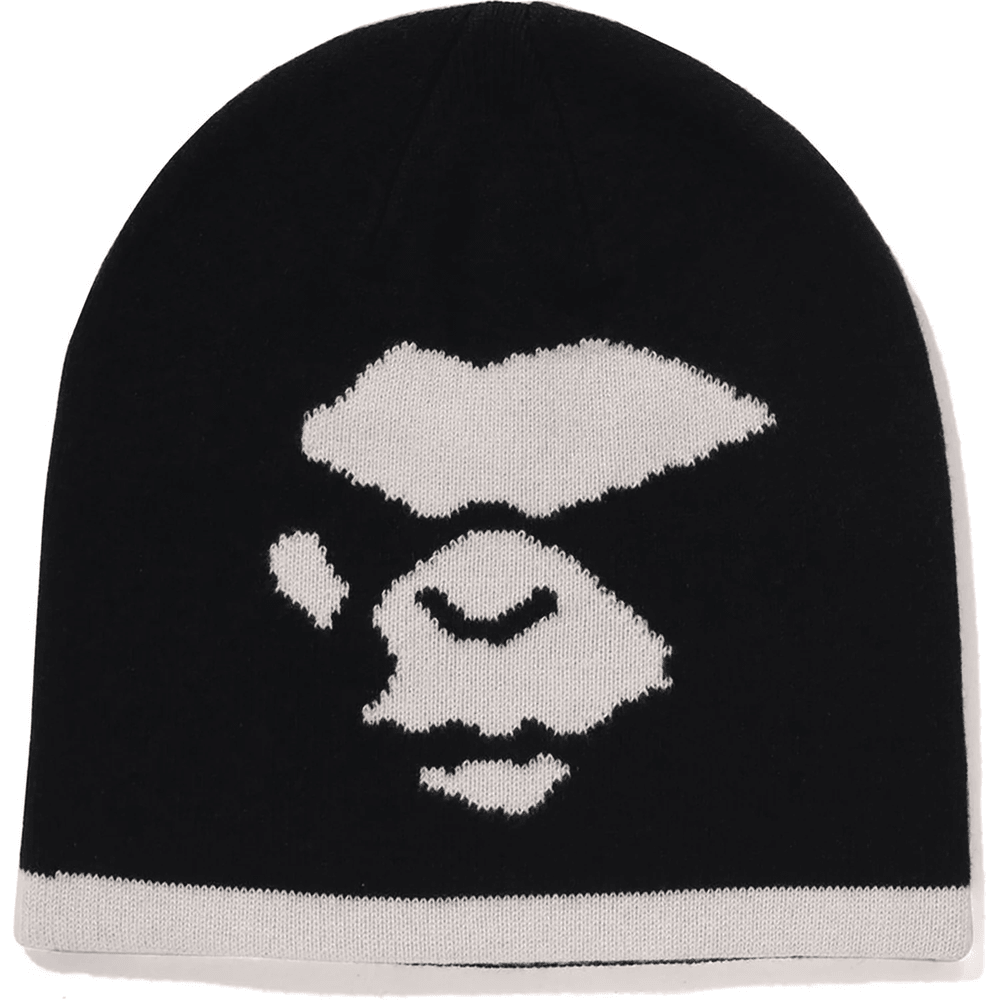 Bape MAD FACE KNIT CAP MENS Black