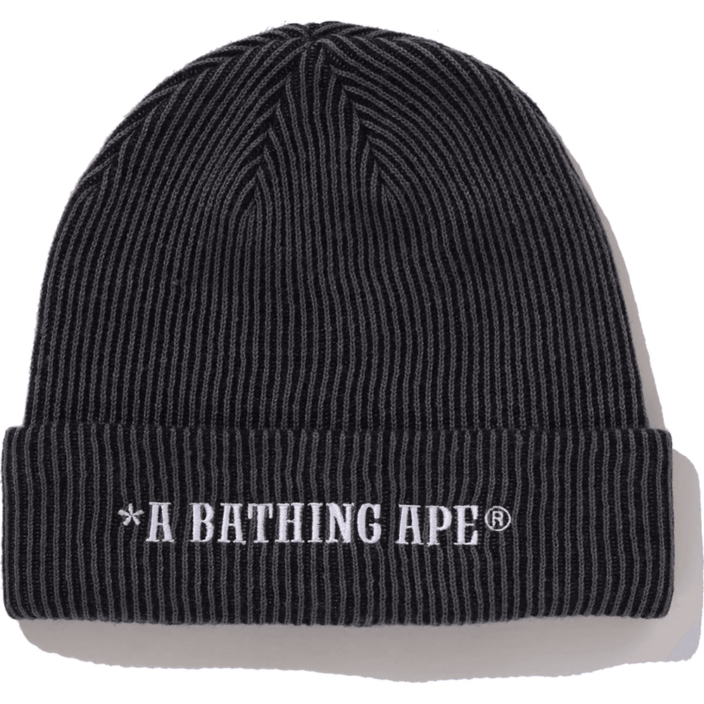 Bape A BATHING APE KNIT CAP MENS Black