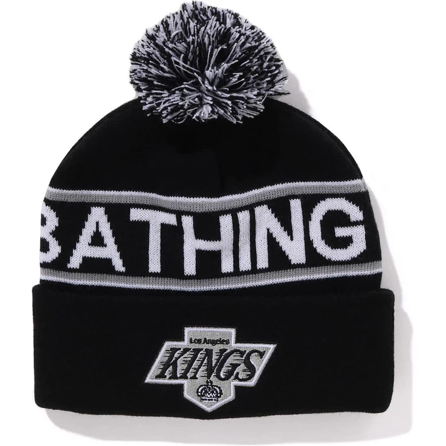 Bape BAPE X MITCHELL & NESS NHL POM BEANIE MENS