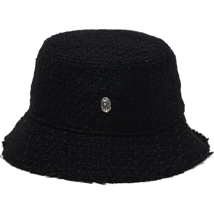 Bape Bape Black X New Era λογότυπο τουίντ ανδρικό καπέλο