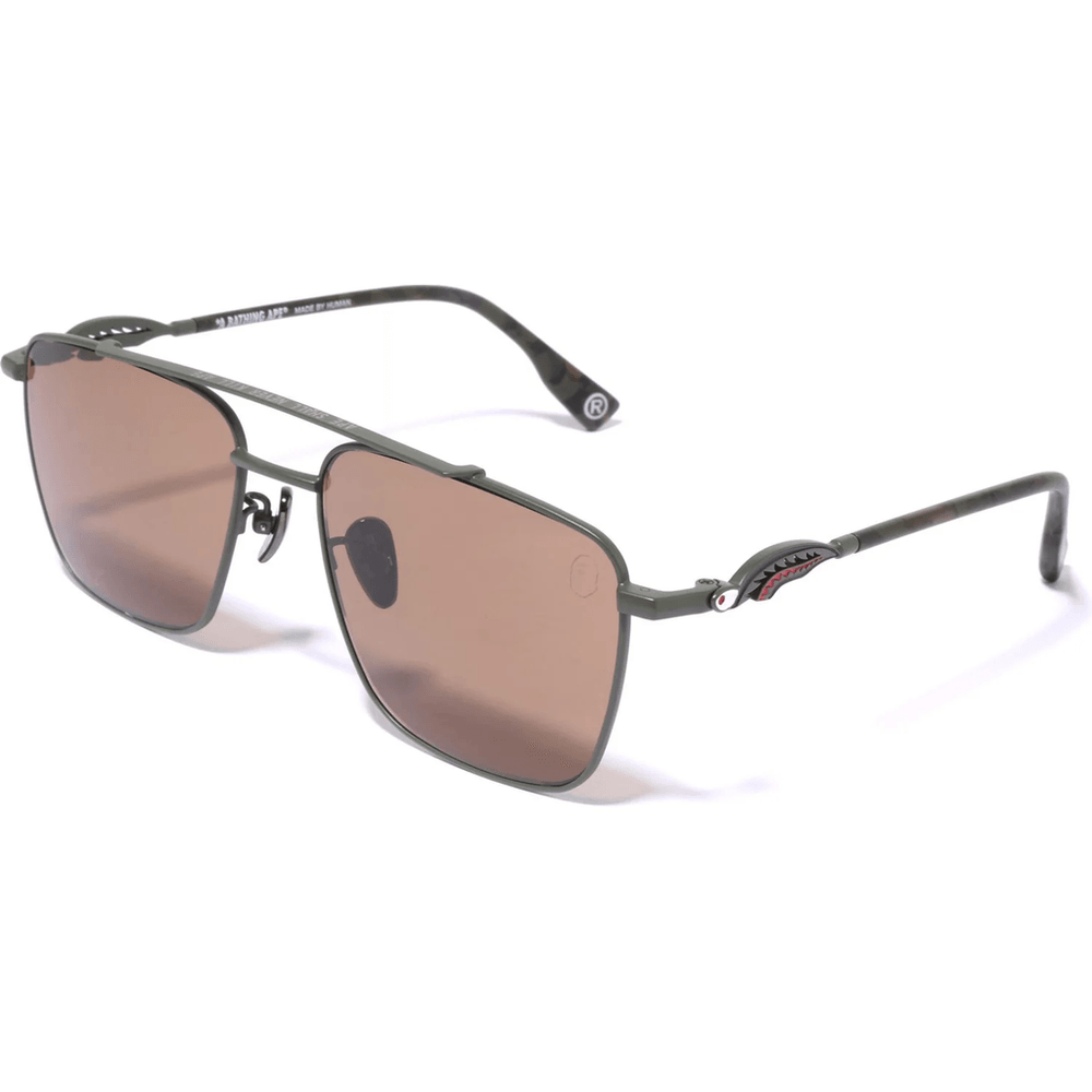 Bape SHARK SUNGLASSES #2 SHARK65 MENS Green