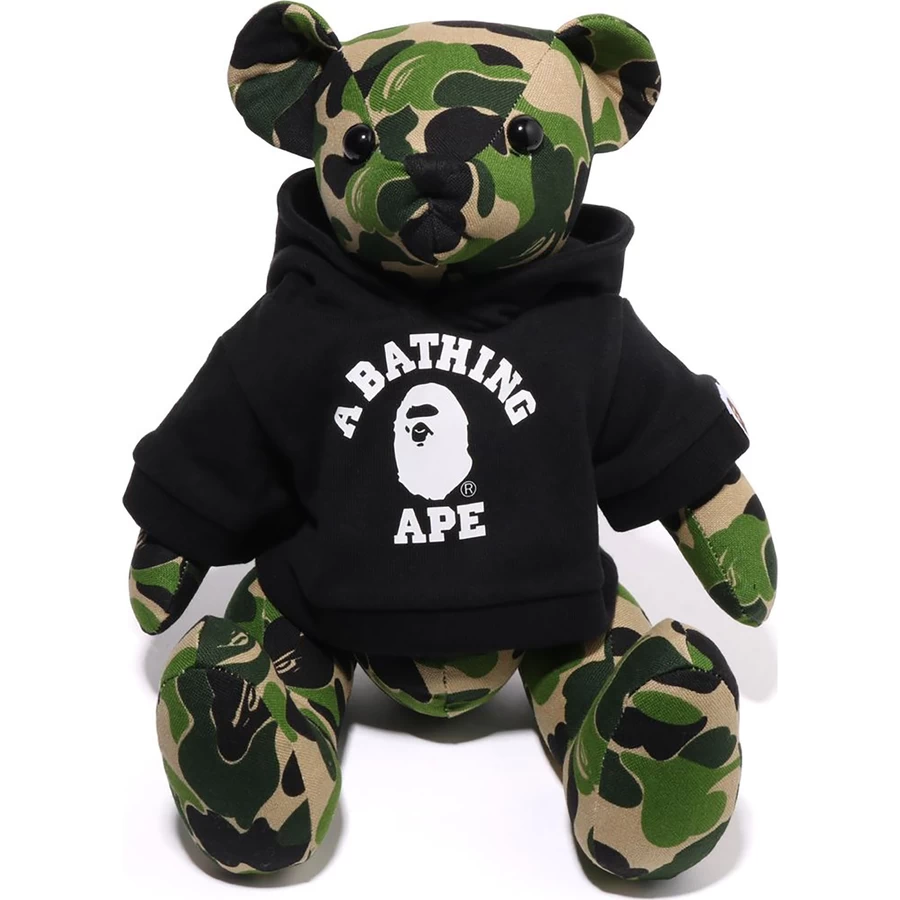 Bape ABC CAMO BEAR PLUSH DOLL 35CM
