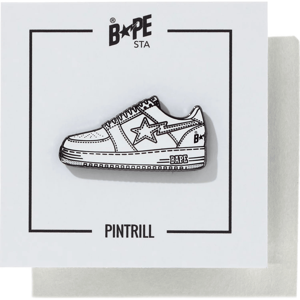 BAPE STA PINTRILL PINS MENS White