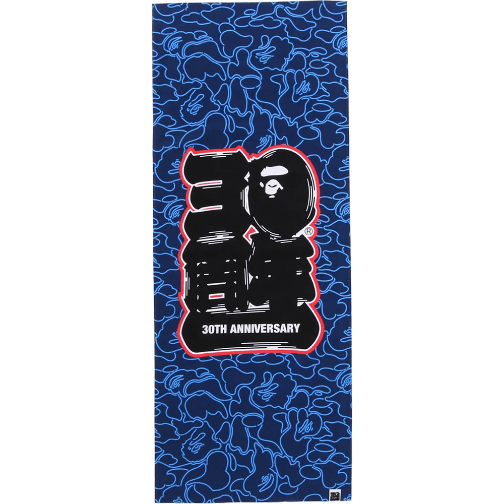 BAPE 30TH ANNIV. TENUGUI Navy