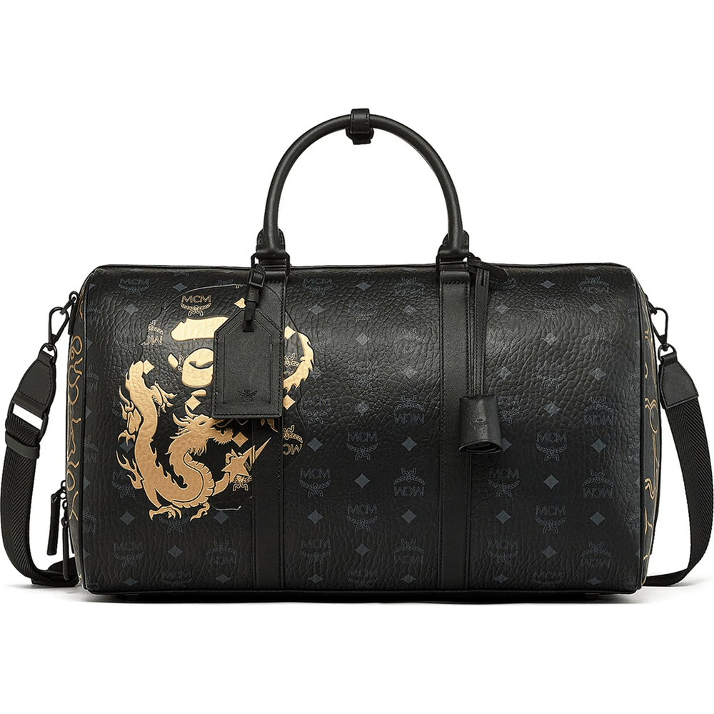 BAPE X MCM POTTOMAR LUNAR NEW YEAR VISETOS WEEKENDER MED Black
