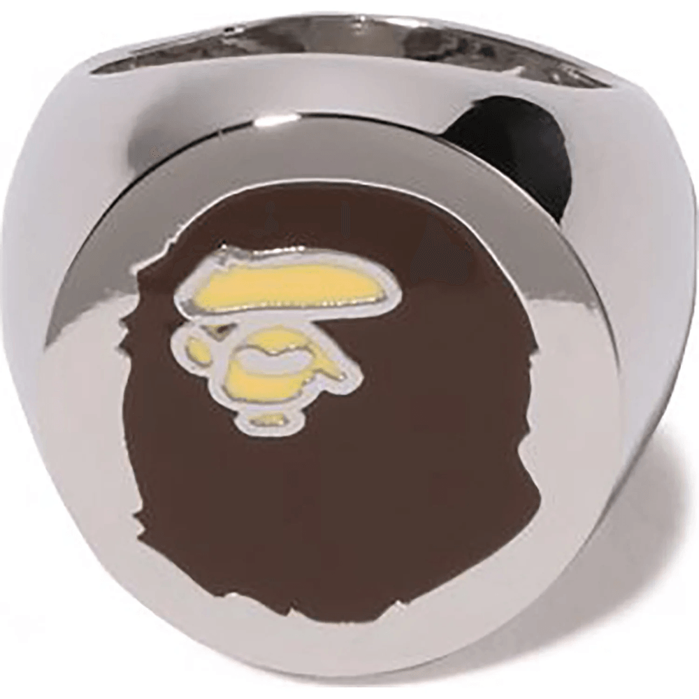 Bape APE HEAD RING Silver