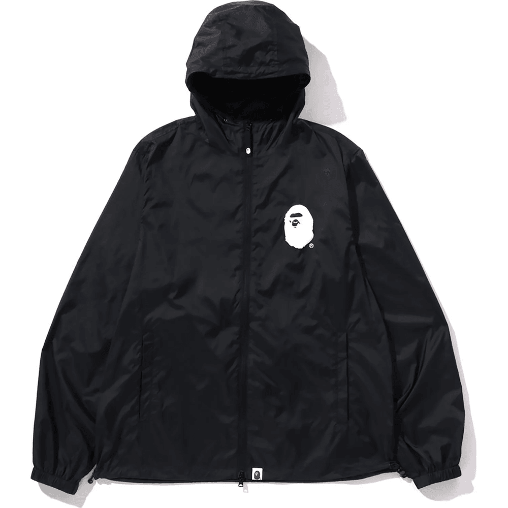Bape APE HEAD PACKABLE JACKET MENS Black