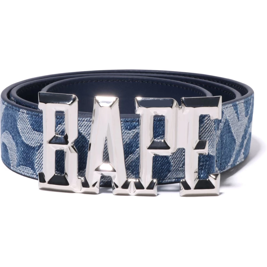 Bape Denim-Monogrammgürtel Für Herren